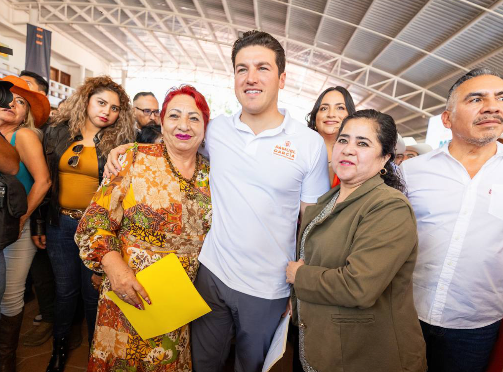 Samuel García presenta resultados en el sur de Nuevo León 